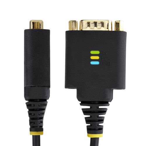 STARTECH.COM 1FT (30CM) USB TO SERIAL ADAPTER CABLE, COM RETENTION, RS232, 2 YR