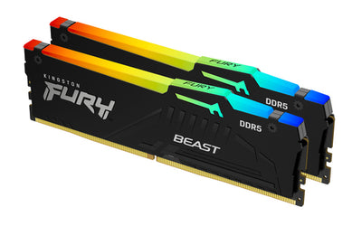 KF560C30BBEAK2-32 - KINGSTON FURY BEAST RGB 32GB (16GBx2) DDR5-6000 CL30 DIMM