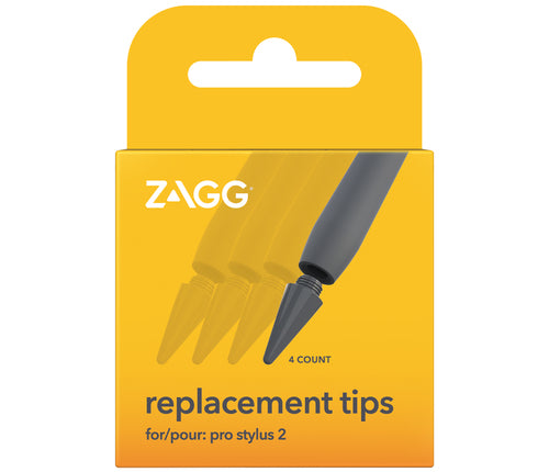 Zagg Accessories Pro Stylus 2 Replacement Tips Apple iPad - Grey (Box of 4)