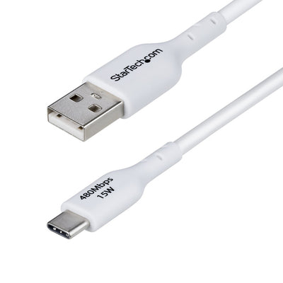 StarTech.com USB2AC2MNCWHE - 2m USB-A to USB-C Charging Cable White