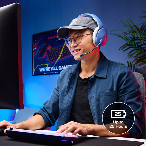 HP AM7A0AA - HYPERX CLOUD JET - WIRELESS GAMING HEADSET (BLUE)