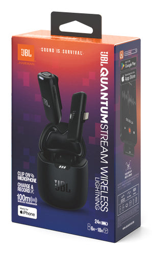 JBLSTRMWLLGHTBLKAS - JBL QUANTUM STREAM WLES LTNI MICROP BLK