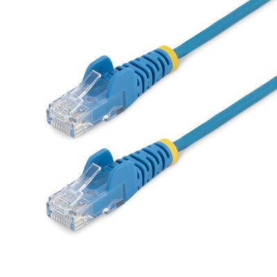 StarTech.com N6PAT300CMBLS - Cable - Blue Slim CAT6 Patch Cord 3m