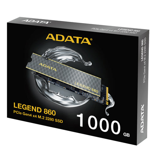 SLEG-860-1000GCS - ADATA Legend 860 PCIe4 M.2 2280 QLC SSD 1TB 5yr wty
