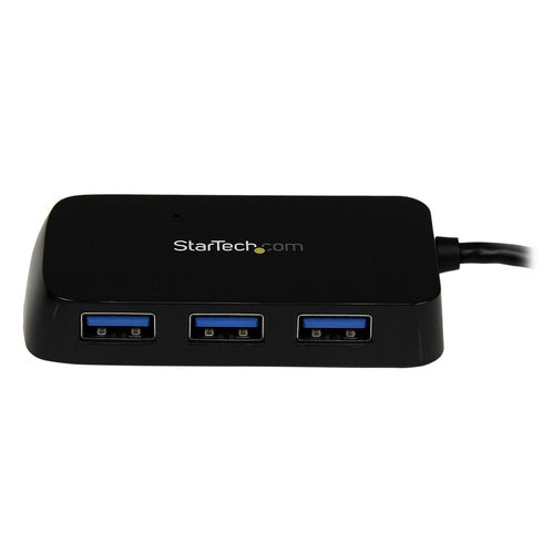 StarTech.com ST4300MINU3B - Portable 4 Port Mini USB 3.0 Hub - Black