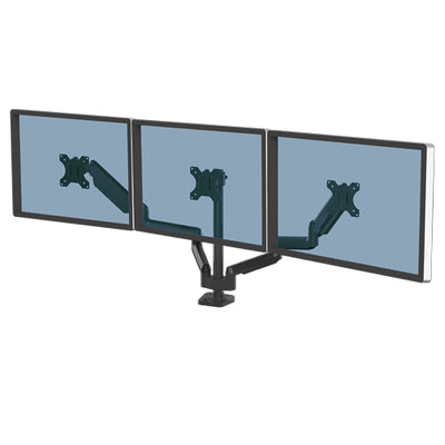 8042601 - Fellowes Monitor Arm Platinum Triple