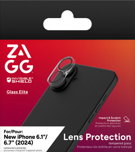 Zagg InvisibleShield iPhone 16/16 Plus Cameras Lens Glass Elite Anti-Glare