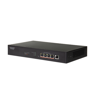 ECS1100-5P - EDGECORE ECS1100-5P - 5 Port Lite L2 Smart Gigabit Web Managed PoE Switch w/ 4 PoE Ports (30W). 120W