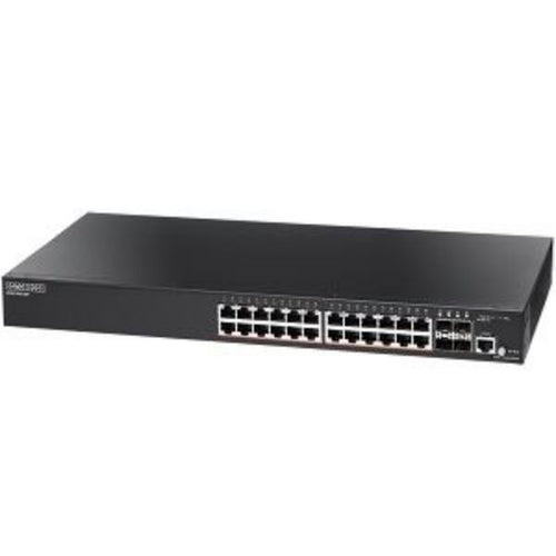 ECS2100-28P - EDGECORE ECS2100-28P - 24 Port Gigabit PoE+ Web Smart Pro Switch