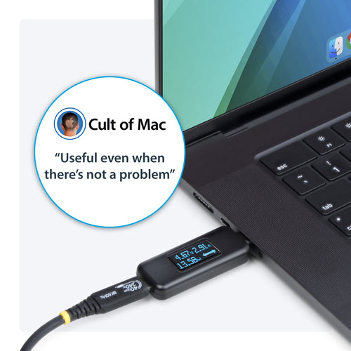 StarTech.com USBC-PWRTESTER - USB-C Power Tester Digital Multimeter