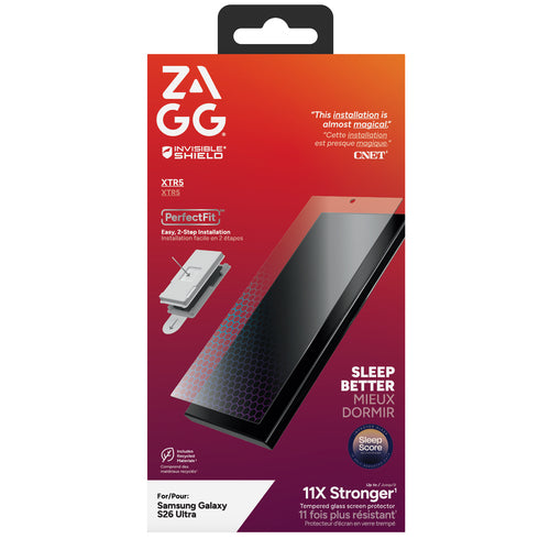 ZAGG InvisibleShield Glass XTR5 Screen Protector, Samsung Komodo, PLT