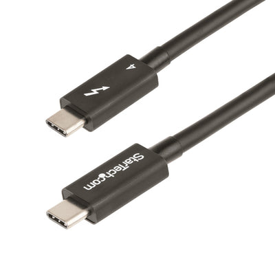 StarTech.com TBLT4MM50CM - 1.6ft Thunderbolt 4 Cable 40Gbps 100W