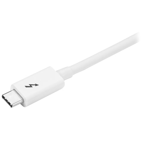 StarTech.com TBLT3MM1MW - 1m Thunderbolt 3 Cable 20Gbps - White