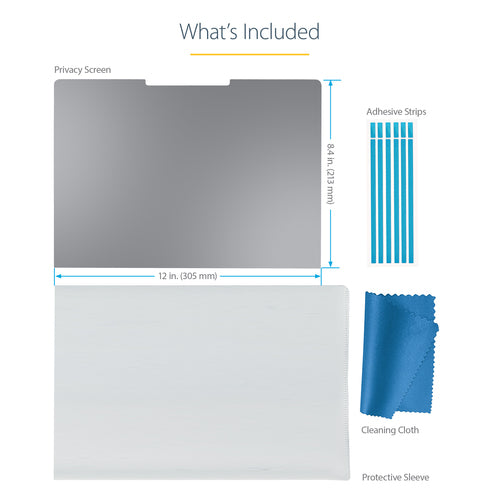 STARTECH.COM 13.5" SURFACE LAPTOP / BOOK PRIVACY SCREEN, ANTI-GLARE PRIVACY FILTER 2 YR