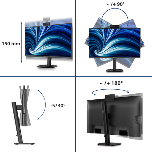 27B2N3500JH/75 - PHILIPS 27in B LINE MONITOR WEBCAM