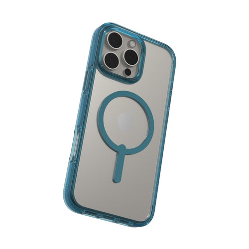 Zagg iPhone 16 Pro Max Santa Cruz Snap Case - Retro Blue