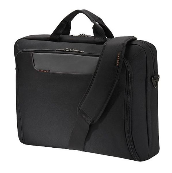 EVERKI EKB407NCH18 - Advance Briefcase 18.4'' Separate Zippered Accessory Front stash pocket