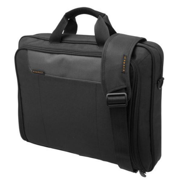 EVERKI EKB407NCH - Advance Briefcase 16'' Separate Zippered Accessory Front stash pocket