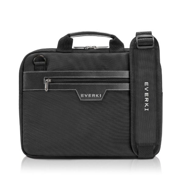 EVERKI EKB414 - Business Laptop Briefcase up to 14.1'' w/ Premium Leather Handles & Accents Memory Foam