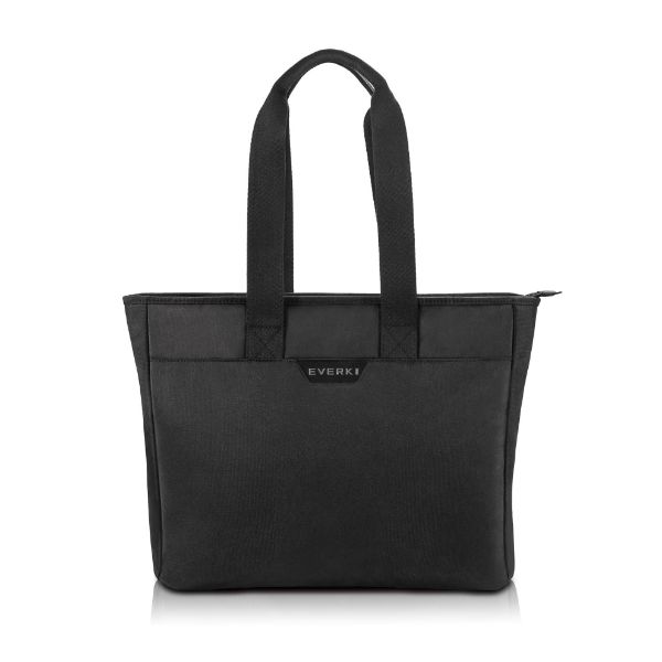 EVERKI EKB418 - Business Slim Tote Bag w/ Padded Pocket. Fits up to 15.6 Laptops. Trolley Handle Pass