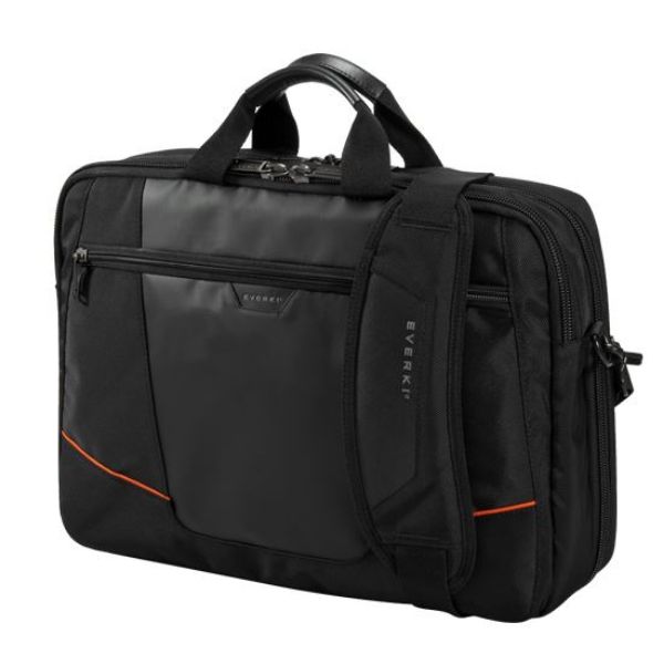 EVERKI EKB419 - Flight Laptop Briefcase 16'' Checkpoint friendly design Felt-lined iPad/tablet pocket