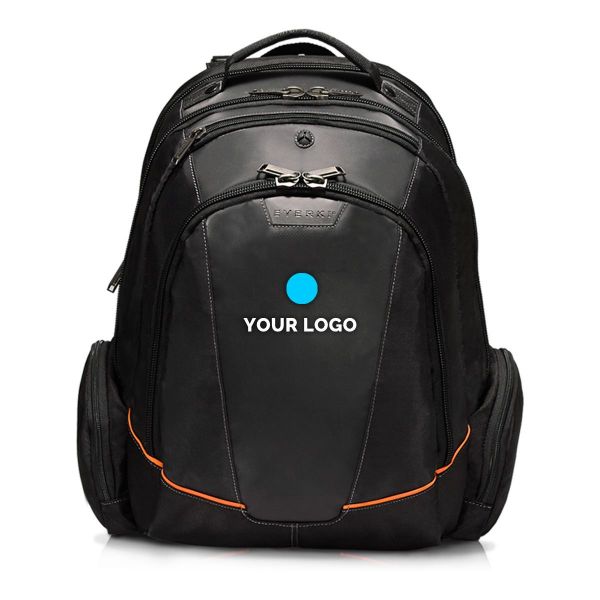 EKP119-EMB - EVERKI Flight Laptop Backpack 16'' with Embroidered Logo Checkpoint friendly design - MOQ 15pcs