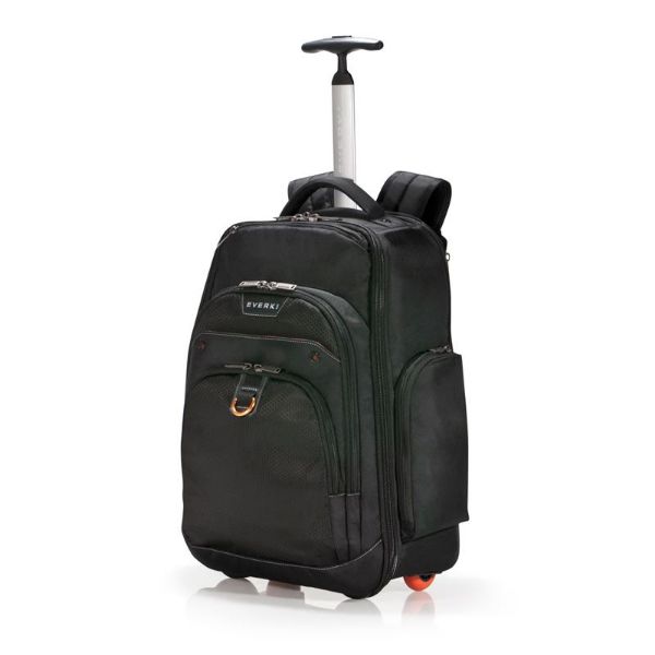 EVERKI EKP122 - Atlas Wheeled Laptop Backpack. Notebooks 13-17.3''. Felt-lined iPad/Kindle/tablet
