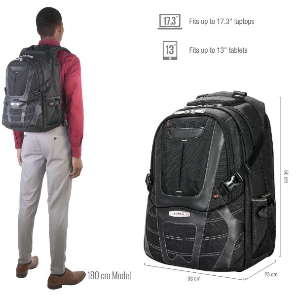 EVERKI EKP133B - Concept 2 Laptop Backpack. Up to 17.3''. Checkpoint design Protected sunglass