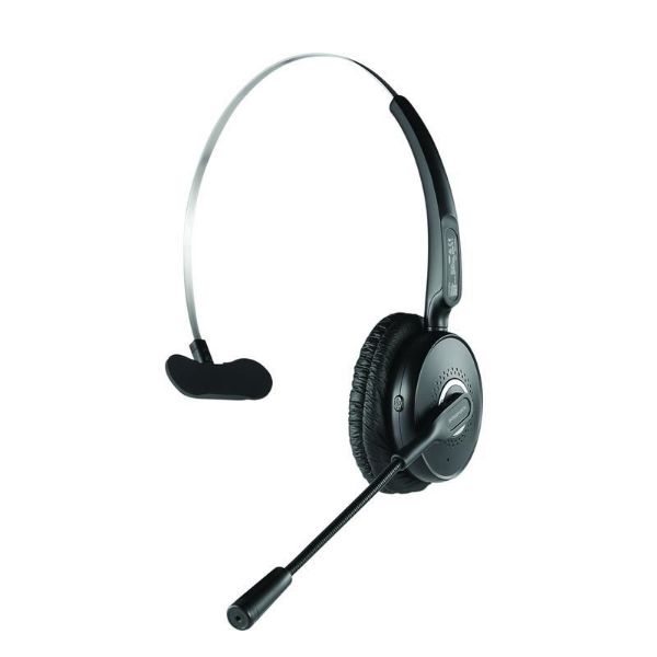 PROMATE ENGAGE-BLK - Over ear Mono Bluetooth Headset w/ HD Voice Clarity. Noise-Cancelling Microphone