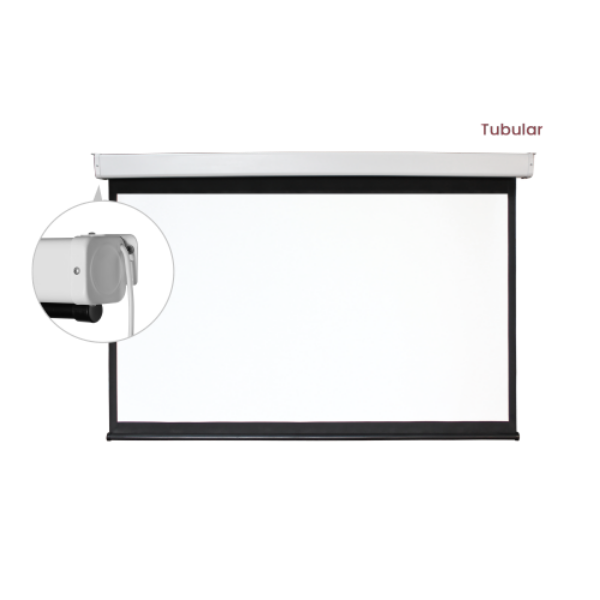 BRATECK ESAA135 - 130'' 16:9 Electric Projector Screen w/ Remote 160 Viewing Angle 4-Side