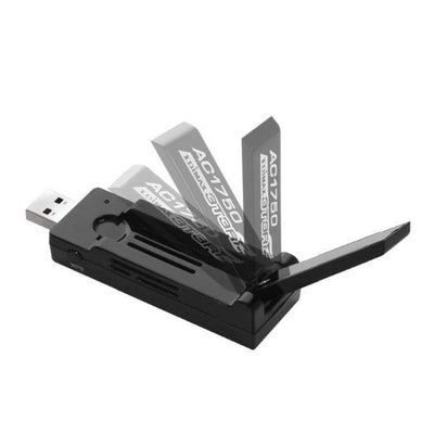 EW-7833UAC - EDIMAX EW-7833UAC - AC1750 Wireless Dual-Band USB3.0 Adapter w/ 180 Adjustable Antenna