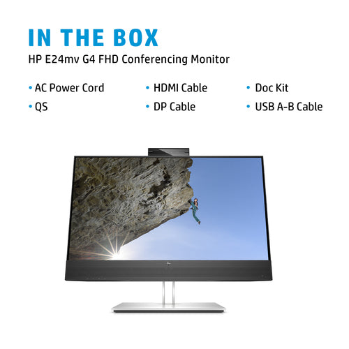 HP E24mv G4 23.8 inch FHD Conferencing Monitor