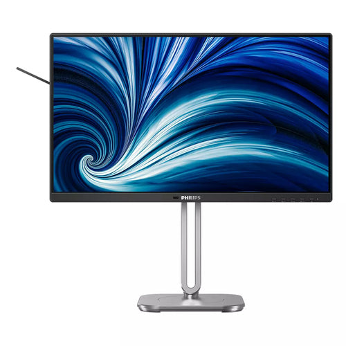 24B2N4200/75 - PHILIPS 24B2N4200/75 23.8" 16:9 1080P FHD IPS LED 120HZ,4MS,VGA,HDMI,DP,H/ADJ,SPKR,4YR