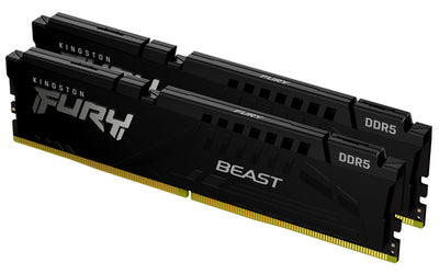 KF560C30BBEK2-32 - KINGSTON 32GB 6000MT/S DDR5 CL30 DIMM (KIT OF 2) FURY BEAST BLACK EXPO