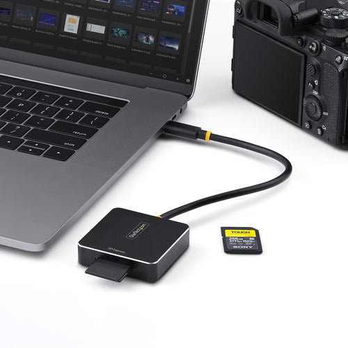 STARTECH.COM USB-C SD EXPRESS CARD READER, SECURE DIGITAL 7.1 ADAPTER, 2 YR