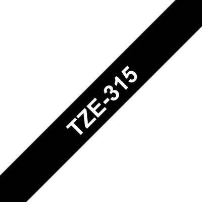 Brother TZE315 - TZe315 6mm x 8m Standard laminated White