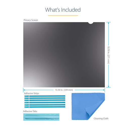 STARTECH.COM 17" 5:4 COMPUTER MONITOR PRIVACY FILTER, ANTI-GLARE PRIVACY SCREEN FILTER 2YR