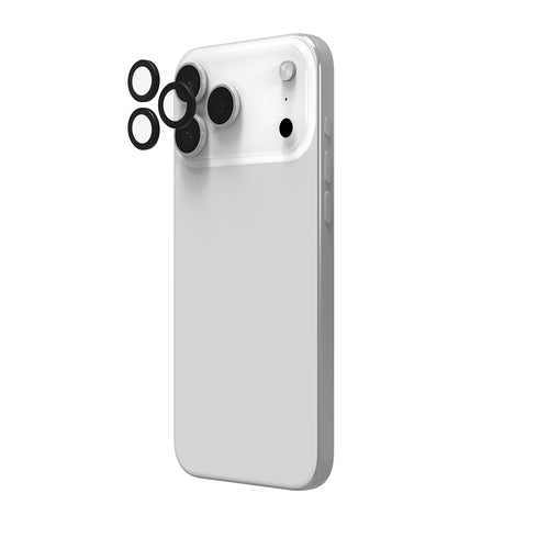 ZAGG InvisibleShield Premium CameraRings Lens Protector, Black, Apple iPhone 17 Pro, iPhon