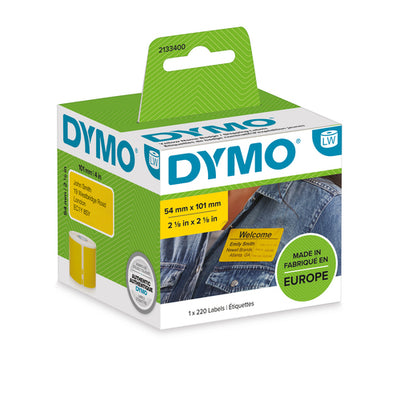 2133400 - Dymo LW Ship Lbl 54x101mm Ylw