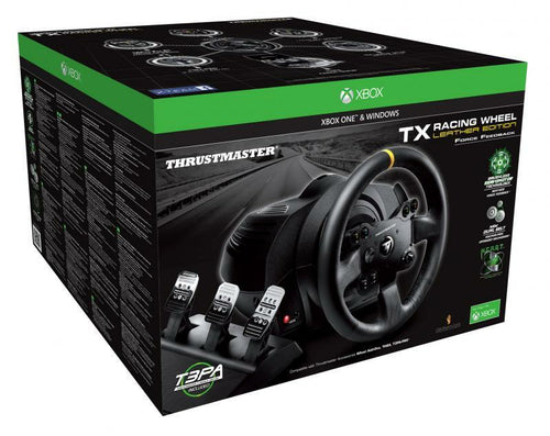 4460134 - THRUSTMASTER TX RACING WHEEL LEATHER EDITION WHEEL & PEDALS PC/XBX