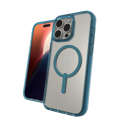 702315061 - Zagg iPhone 16 Pro Max Santa Cruz Snap Case - Retro Blau