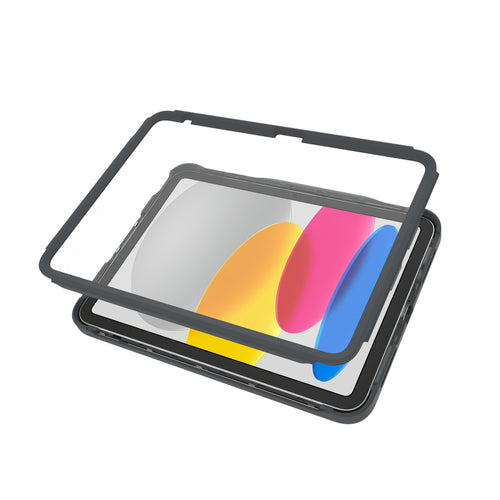 ZAGG Durango Case with kickstand for Apple iPad A16 (11th Gen), 10th Gen, Black