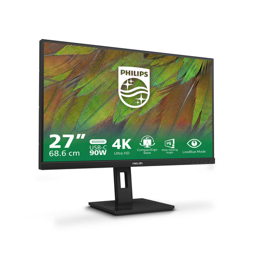 27B1U3900/75 - PHILIPS 27B1U3900/75 27" 16:9 4K UHD IPS LED 60HZ,4MS,USB-C DOCK,HDMI,DP,SPKR,H/ADJ,4YR