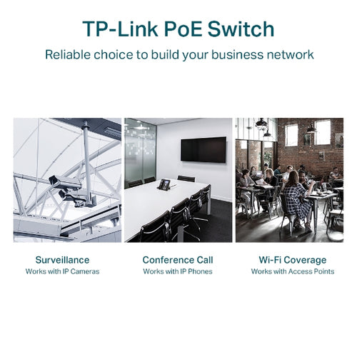 TL-SG1218MPE - TP-Link TL-SG1218MPE 16-Port Gigabit Easy Smart PoE+ Switch with 2 x SFP, 16-Port PoE+ (Max 192W), Rackmount Kit Included