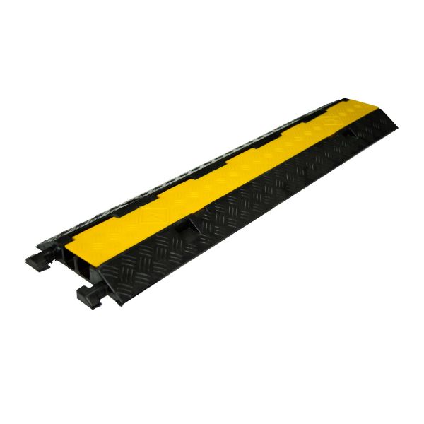 DYNAMIX FCP-2CH-1000 - 2-Channel Floor Cable Protector Heavy Duty w/ Installation Lid