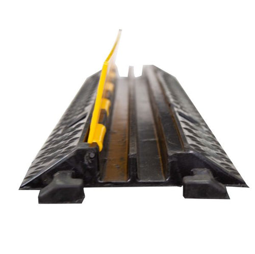 FCP-2CH-1000 - DYNAMIX FCP-2CH-1000 - 2-Channel Floor Cable Protector Heavy Duty w/ Installation Lid