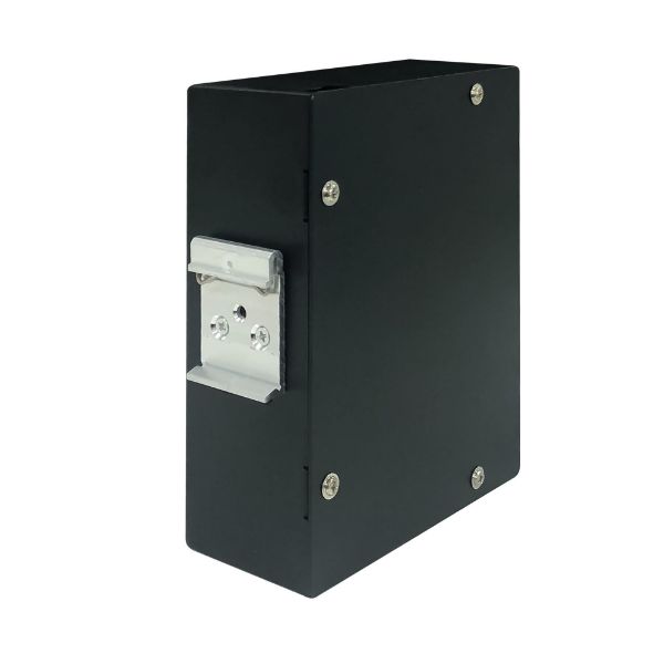 DYNAMIX FD01SP-12 - 12 Port DIN Rail Fibre Enclosure LC Duplex / SC Simplex