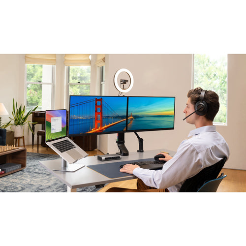 K75502US - KENSINGTON MULTI-DEVICE DUAL WIRELESS COMPACT/TRAVEL KEYBOARD, WIN/IOS/MAC, BLACK, 3Y