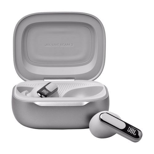 JBLLIVEBEAM3SIL - JBL LIVE BEAM TWS ANC HEADPHONES SILVER