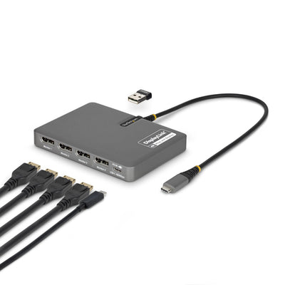 StarTech.com QUAD-USB-DP-ADAPT - USB-C to Quad DP Adapter
